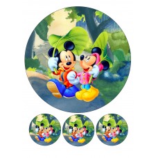 Valgomas paveikslėlis Mickey Mouse - Peliukas Mikis