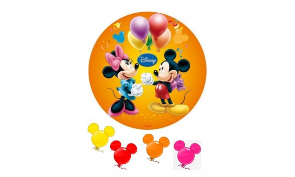 Valgomas paveikslėlis Mickey mouse mergaitėms