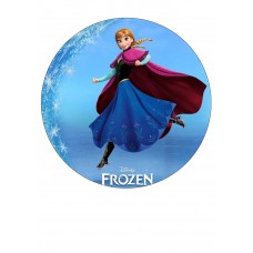 Valgomas paveikslėlis Anna iš Frozen 