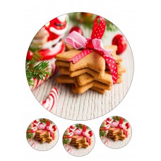 Valgomas paveikslėlis Kalėdos sausainiai