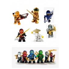 Valgomas paveikslėlis Ninjago - Lego figūrėlės