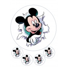 Valgomas paveikslėlis Mickey mouse - Peliukas Mikis 4